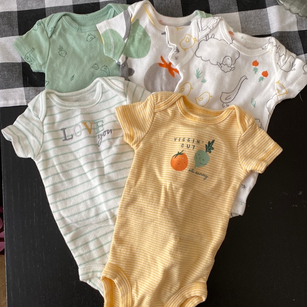 5-Pack Short Sleeve Bodysuits